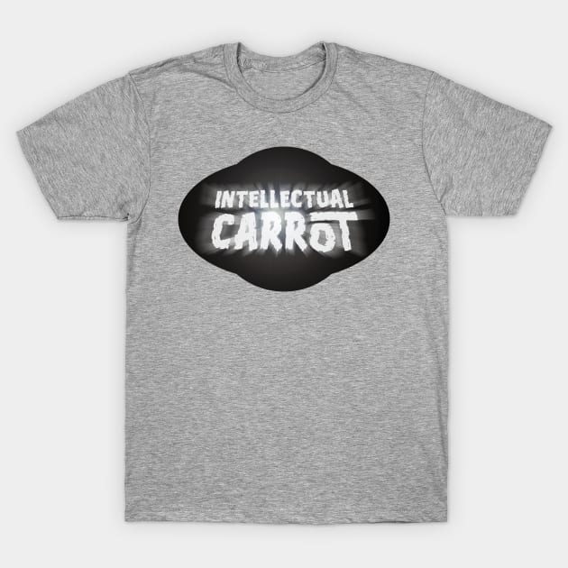 Intellectual Carrot From Another World (B&W) T-Shirt by ATBPublishing